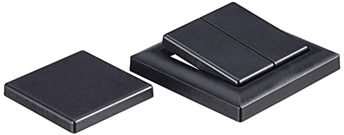 Eltako Funktaster, Batterie- und leitungslos mit Wippe/Doppelwippe, 1 Stück, schwarz, FT55-SZ