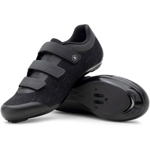 Image of Tommaso Strada Mens SPD & Peloton Shoes-2 in 1 Cycling Shoes-Install Your Own Delta or SPD Cleats for Spin Bikes, Indoor Cycles or Most Mens Bicycles-Explore Bike Accessories
