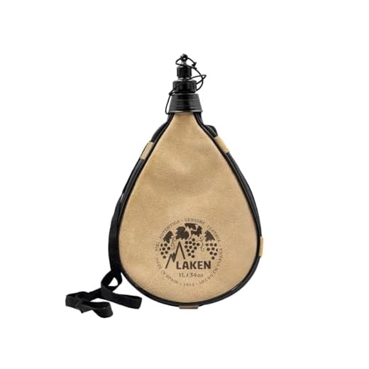 Laken Bota de Piel con Forma Recta 1L