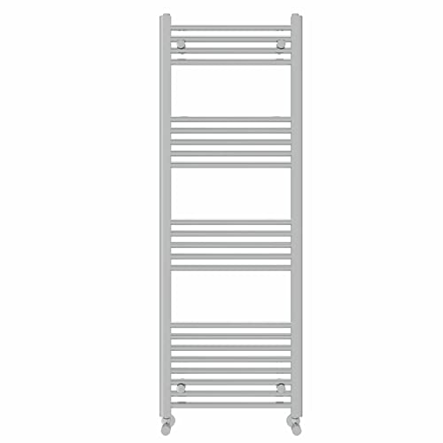 Radiador de baño cromado NRG de diseño exclusivo y líneas rectas de 1400 x 500 mm para hogar 3