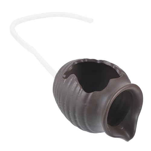 Cabilock Outdoor Water Fountain Decor Ceramic Jar Waterfall Pot Fountain Landscape Decor