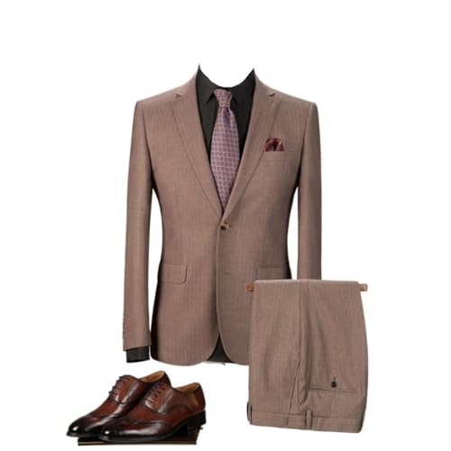 Retro British Suit Men's Suit Business Casual Suit Groom Knot Wedding Clothing