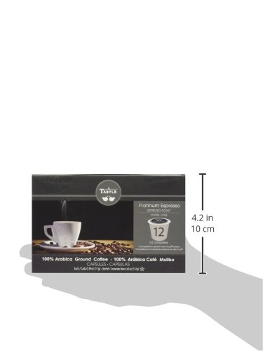 Miniatura 4 de Cafe Tastlé Platinum Espresso Roast - Café de una sola porción, 48 unidades (paquete de 4)