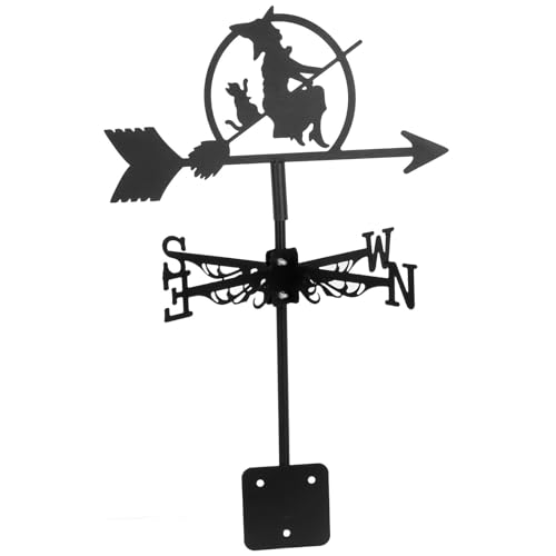 Veleta de jardín SOLUSTRE: diseño de bruja resistente a la intemperie 2