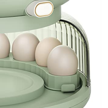 VBM Rice Grain Cereal Dispenser & Storage Container Large 10kg with Rotating Egg Storage & Cup (egg holder rice dispenser) 3