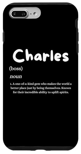 Charles Definition Personalized Name Costume For Charles �X�}�z�P�[�X iPhone 7 Plus/8 Plus �p