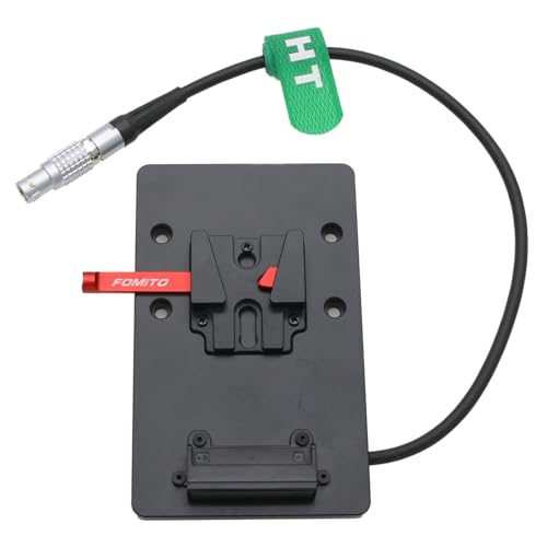 HangTon V Lock V-Mount Battery Plate 6-pin Power for DJI Ronin 4D Camera