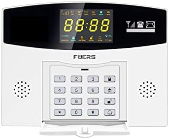 UGPET Wifi Alarm System W210 DIY Tuya Smart Alarm System WIFI Burglar Alarm Smart Home GSM Alarm System Color LCD Display Security Motion Sensor (Color : 2MP Indoor Camera, Size : S)
