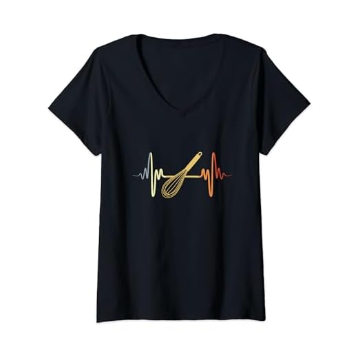 Batidora de mano Vintage Bakery Worker Baking Camiseta Cuello V