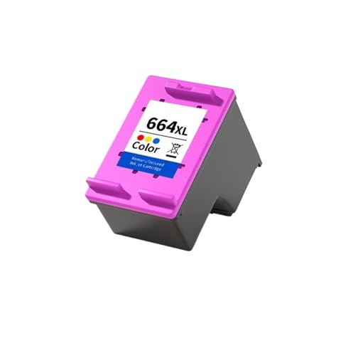 Cartouches d'encre 664XL rechargeables contre le gaspillage pour jet 1118 2136