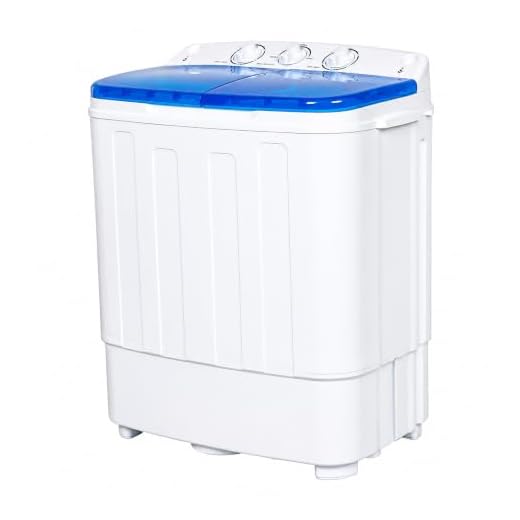 Omelaza Portable Washing Machine,18 lbs Capacity,Washer and Dryer Combo Machine for Homes & Apartments,Twin Tub Laundry Washer with Spin Cycle