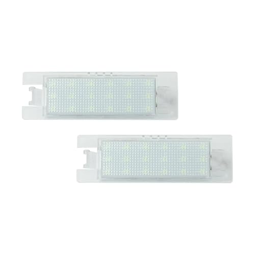 Luz placa matrícula coche LED compatible con Opel Astra J H Corsa C D Insignia Vectra C Zafira B