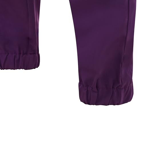 Pantalon pyjama purestretch élastique et souple couleur prune M