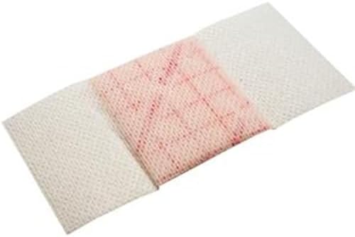 PolyMem Cloth Strip Wound Dressing, Sterile, Foam, 2' X 4' Adhesive, 2' X 1.5' Pad, 7042 (Box of 20)