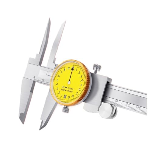 Calibrador Vernier con carátula 150mm acero inoxidable miniatura 1