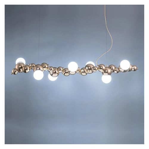 Plafond luminaire suspendu salon avec lampe LED à intensité variable - 5