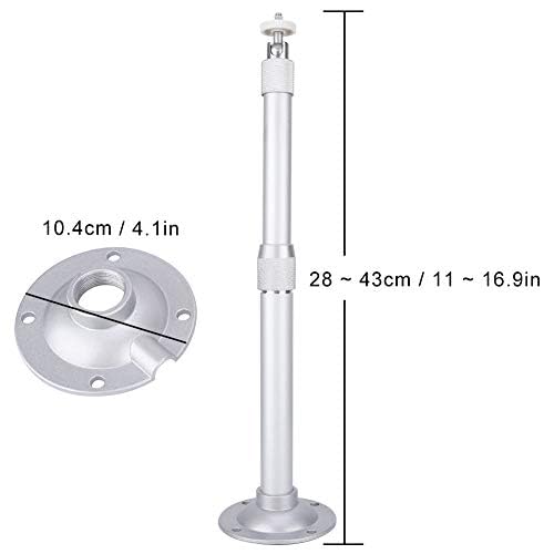 Image of Universal Projector Ceiling Mount, Adjustable Wall Projector Hanging Bracket, Extendable Video Projector Wall Mount Bracket (Size - 30-60cm)