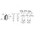 CRL 3/8" Brushed Nickel 90 Degree Straight Open Center Clamps Type "E" Stair and Walkway Railings