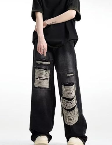 Y2k Baggy Jeans Ripped Jeans Hip Hop Jeans for Men Distressed Jeans Men Skater Jeans Streetwear Jeans3