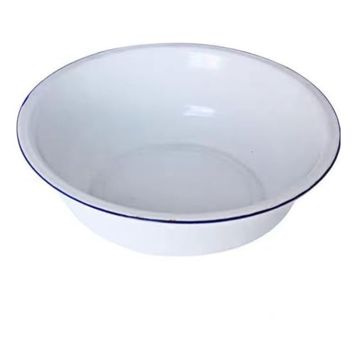 Tazón esmaltado multipropósito 36 cm blanco para cocina miniatura 4
