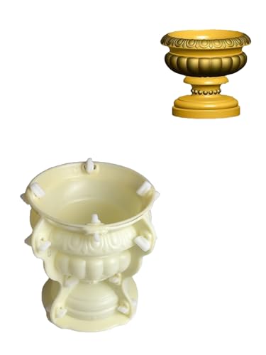 DIYUNIMOULD Concrete Planter Molds, Cement Planter Moulds for Indoor and