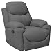 Produktbild HOMCOM Relaxsessel Einzelsofa Liege 150° neigbarer Fernsehsessel Liegesessel TV-Sessel mit Schlaffunktion für Wohnzimmer Leinen Grau 93 x 88 x 102 cm
