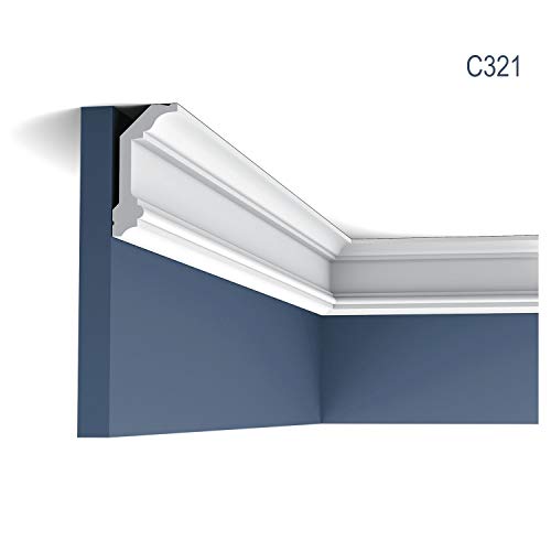 Corniche Orac C321 pour cacher les fissures d'angle de plafond
