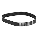 QUARKZMAN 1 Stück 135J PJ Keilrippenriemen 6 Rippen 13,5'(342,9mm) Länge x 0,55'(14mm) Breite x 0,14'(3,5mm) Dicke Gummi Poly V Riemen Keilriemen Flachriemen Antriebsriemen Für Rasenmäher