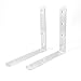 uxcell® 2 Pcs 150mmx150mm Shelf Support Corner Brace Joint Right Angle Bracket