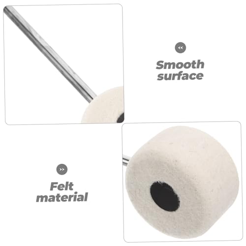 Pedal de bombo para batería con maza de fieltro ajustable miniatura 5