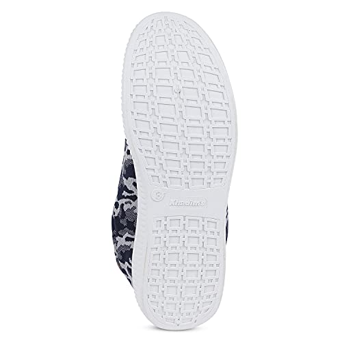 Image of Pro by Khadim's Men's Blue Casual Slip-On Sneakers