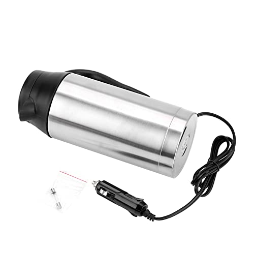 Hervidor eléctrico portátil para auto 24V acero inoxidable 750ml