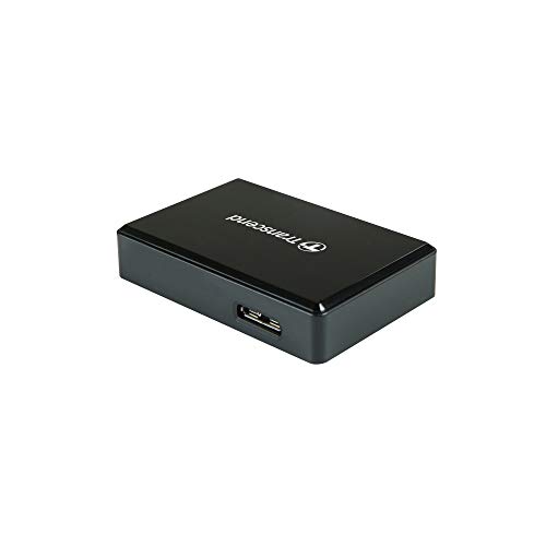 Image of Transcend ‎TS-RDC8K2 USB 3.1 Gen 1 Including SD Cards, microSD Cards, and CompactFlash Cards Multi Card Reader USB Type-C & TS-RDF5K USB 3.1 Gen 1 Card Reader (Black)