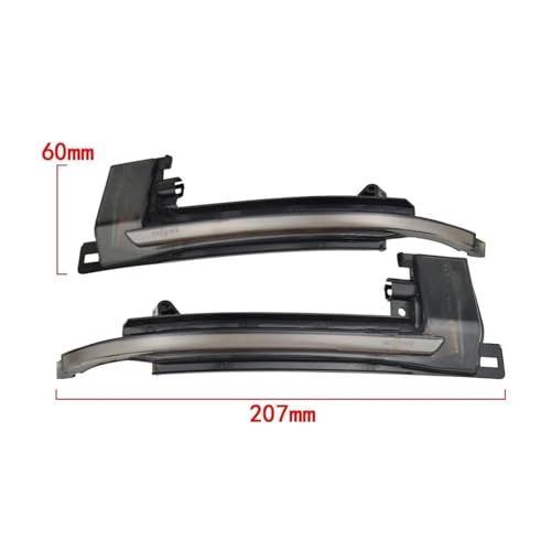 Intermitentes dinámicos LED que evitan fallos de luz en retrovisor de Audi A4 A5 6