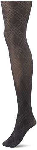 Image of Berkshire Women's Berkshire Triple Plaid Tights With Non-control Top and Reinforced Toe