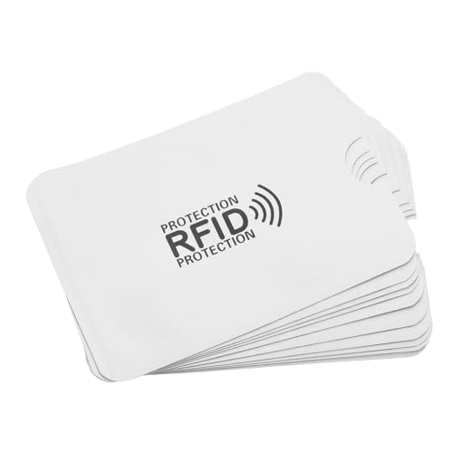 10pcs Aluminum Degaussing Holder Protector Id Sleeve Shield Theft Case for Payment Protection