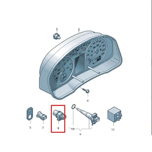 Sensor de temperatura exterior 1J0919379A para VW Golf y Jetta 4