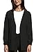 Cherokee Women's Workwear Scrubs Cardigan Warm-Up Jacket, Black, 2X-Large