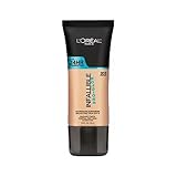 L'Oreal Paris Makeup Infallible Up to 24HR Pro-Glow Foundation, Nude Beige, 1 fl oz.