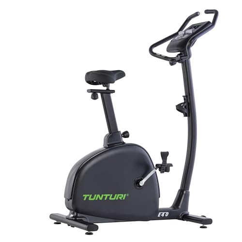 Tunturi Signature E40 - Bicicleta estática con 25 programas de entrenamiento - Ergómetro - Bluetooth - Entrada profunda - Sillín Comfort Plus