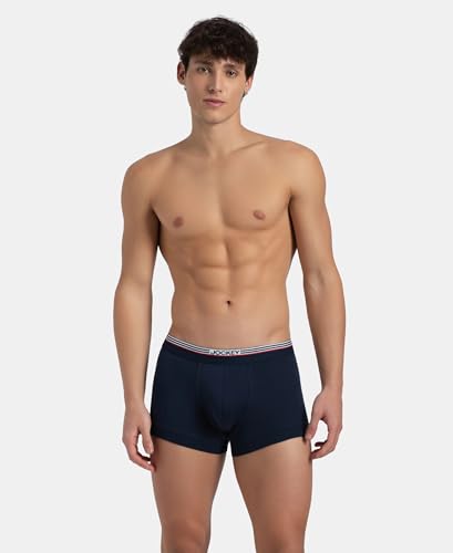 Image of Jockey UI22 Men Super Combed Cotton Rib Trunk with Ultrasoft Waistband