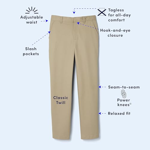French Toast Boys' Work Wear Finish Double Knee Pant3