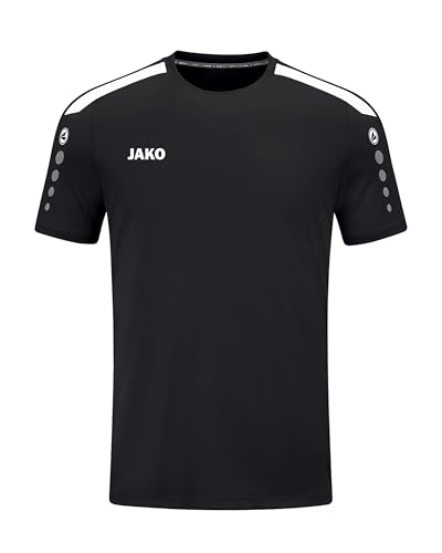 JAKO Kinder Trikot Power (Kurzarm), Schwarz, 164