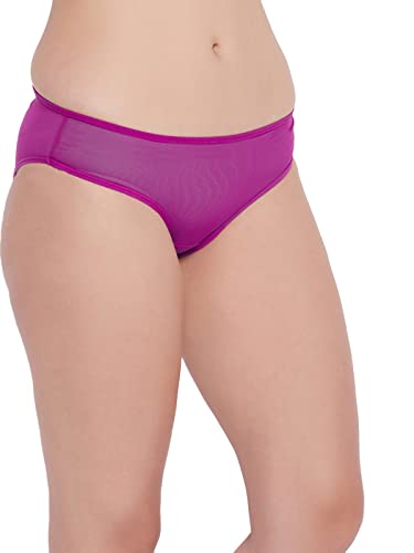 Image of Clovia Women's Low Waist Bikini Panty in Purple