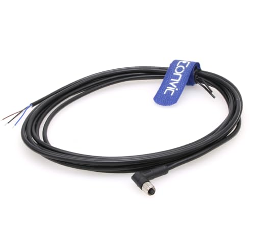Câble M5 A-Code surmoulé femelle 4 pôles étanche IP67 haute qualité