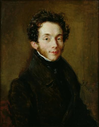 Tableau Portrait de Carl Maria von Weber par Lawrence Impression d'Art Mural 60x90cm