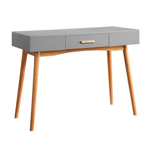 Convenience Concepts Oslo 1 Drawer Desk, Gray