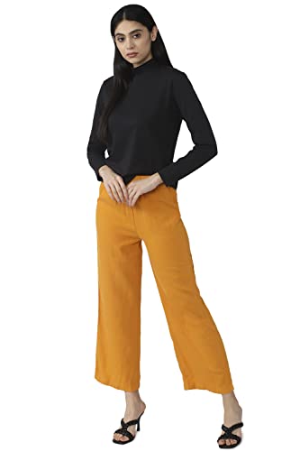 Image of Van Heusen Women High Rise Regular Fit Casual Pants