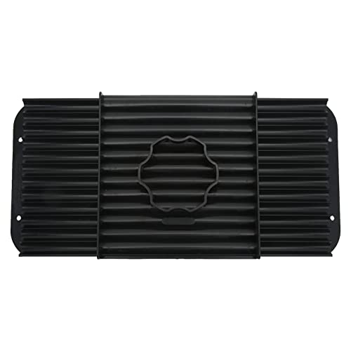 yaogohua Bait Rolling Plate ABS Plastic Black Portable Lightweigh Fishing Bait Roll Board for Outdoor Bait Saver Bait Rolling Plate Fishing Bait roll Board(16mm)