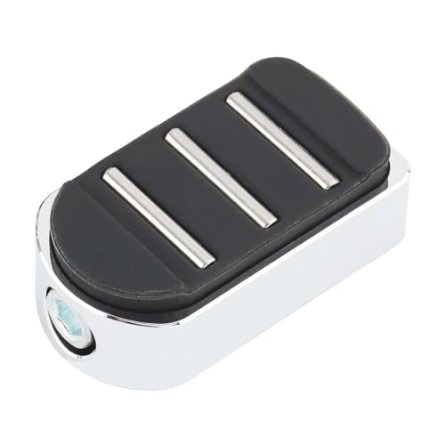 Motorrad Fußstütze Motorrad Ferse Zehen Schalthebel Pegs Für Har&ley Davidson Alle Modelle Touring Road King Road Glide Street Glide Electra Glide(Chrome)